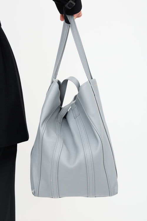 Balenciaga FW 2017 Leather Laundry Cabas Tote Bag