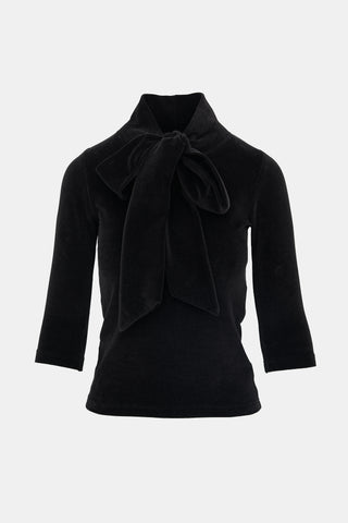 Balenciaga FW 2023 Velvet Tie Top