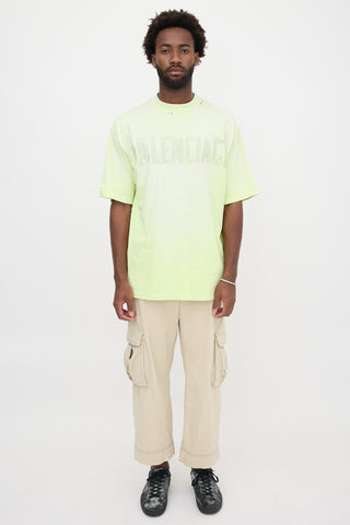 Balenciaga Fluorescent Tape Type T-Shirt