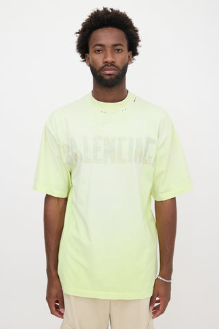 Balenciaga Fluorescent Tape Type T-Shirt
