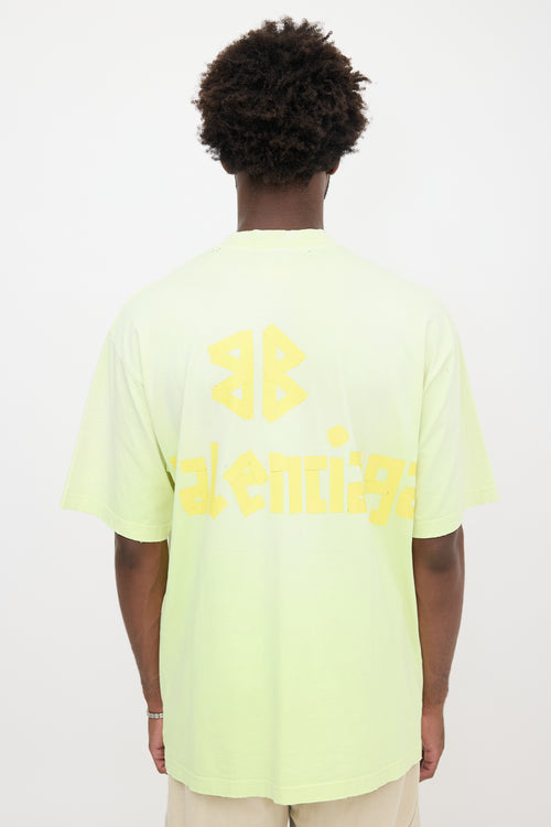 Balenciaga Fluorescent Tape Type T-Shirt