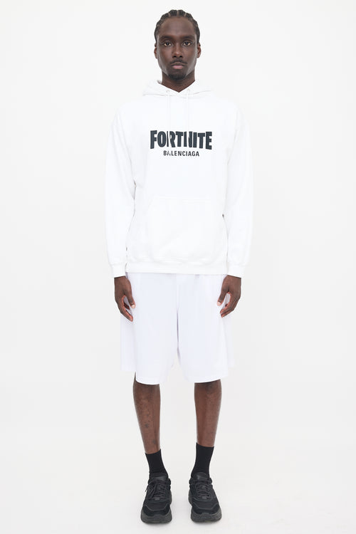 Balenciaga X Fortnite Logo Hoodie