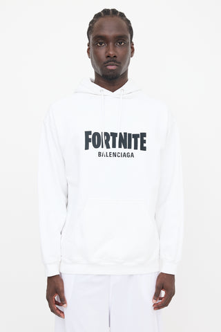 Balenciaga X Fortnite Logo Hoodie