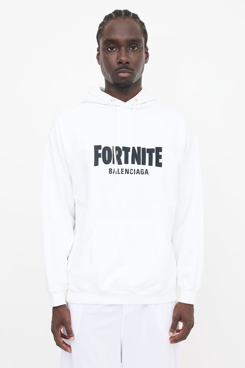 Balenciaga X Fortnite Logo Hoodie