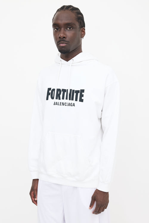 Balenciaga X Fortnite Logo Hoodie
