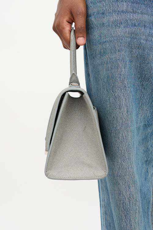 Balenciaga Glitter Small Hourglass Bag