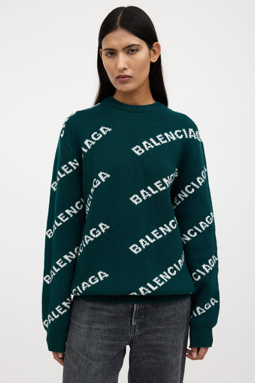 Balenciaga Knit Monogram Sweater