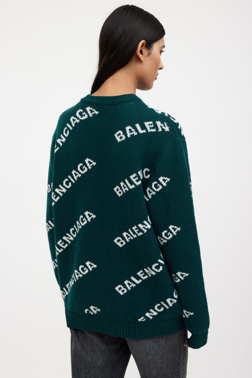 Balenciaga Knit Monogram Sweater