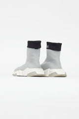 Balenciaga Grey & Black Knit Speed Sneaker