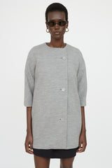 Balenciaga 2014 Button Up Coat