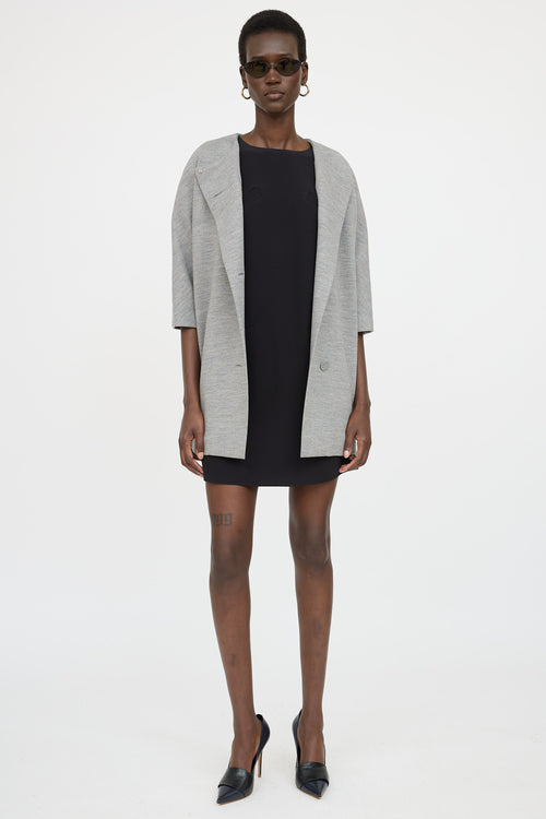 Balenciaga 2013 Button Up Coat