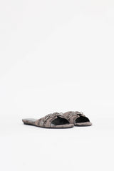 Balenciaga Monogram Cagole Flat Sandal