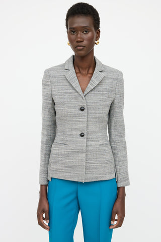 Balenciaga Wool Single Breasted Blazer