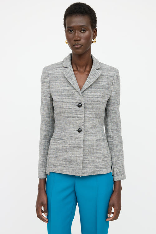 Balenciaga Wool Single Breasted Blazer