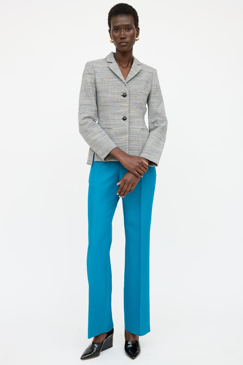 Balenciaga Wool Single Breasted Blazer