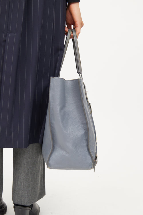 Balenciaga Grey Papier A4 Tote Bag