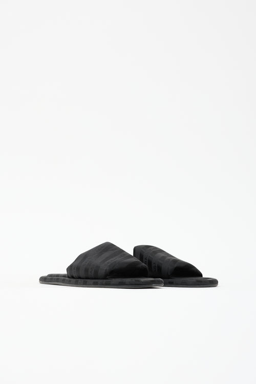 Balenciaga Jacquard Logo Hotel Slide
