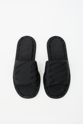 Balenciaga Jacquard Logo Hotel Slide