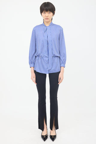 Balenciaga Knit Striped Blouse