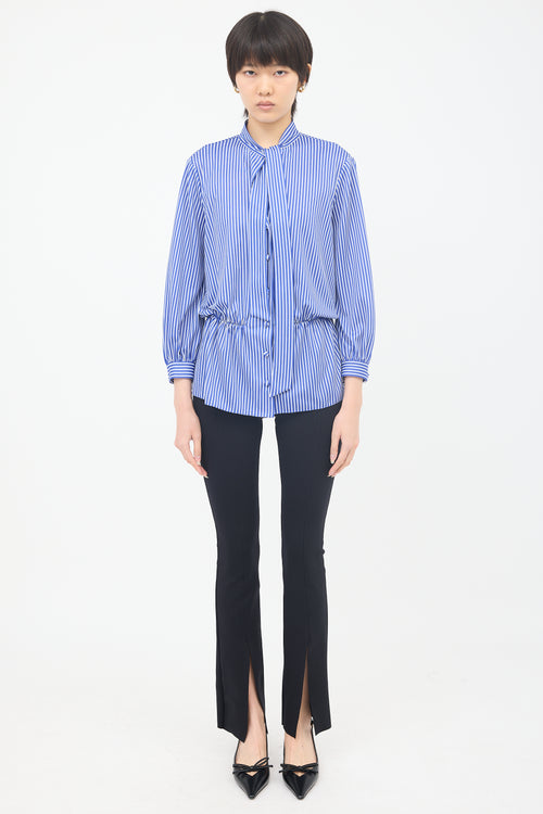 Balenciaga Knit Striped Blouse