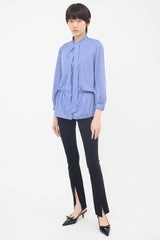 Balenciaga Knit Striped Blouse