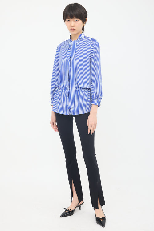 Balenciaga Knit Striped Blouse