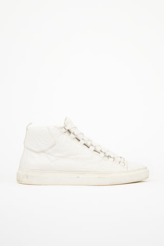 Balenciaga Leather Arena High Top Sneaker