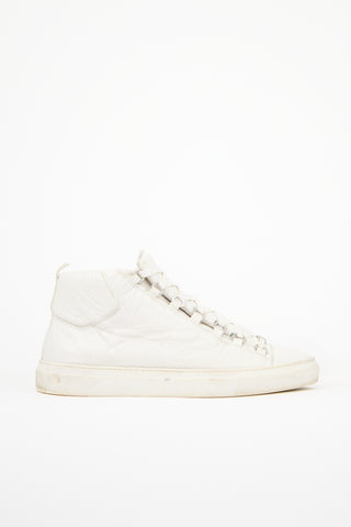 Balenciaga Leather Arena High Top Sneaker