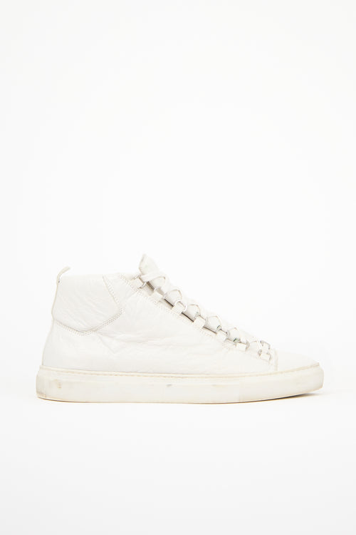 Balenciaga Leather Arena High Top Sneaker