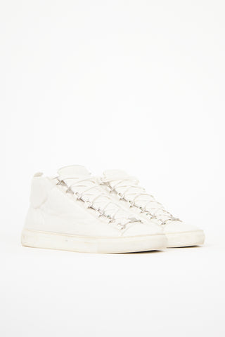 Balenciaga Leather Arena High Top Sneaker
