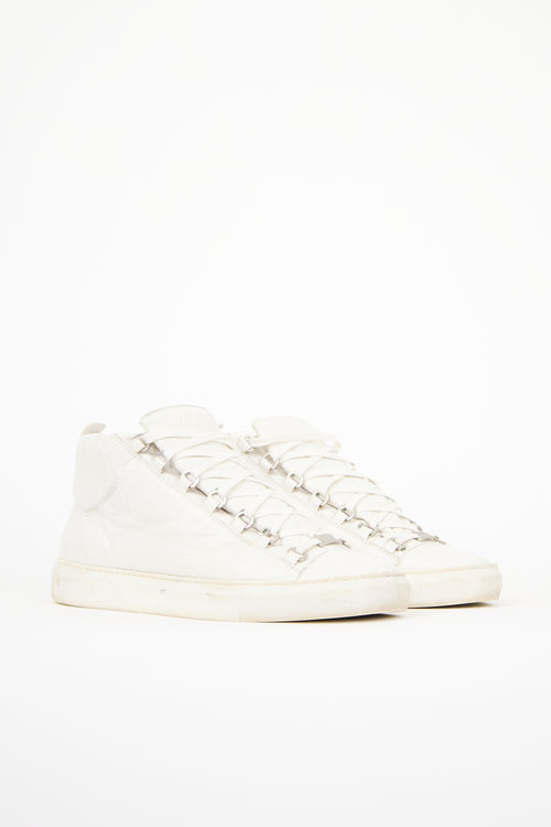 Balenciaga Leather Arena High Top Sneaker