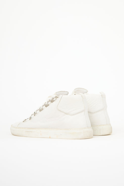 Balenciaga Leather Arena High Top Sneaker