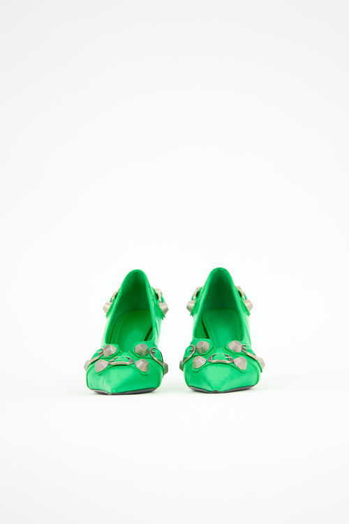 Balenciaga Leather Cagole Pump