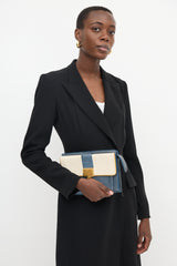 Balenciaga Leather Cherche Travel Clutch