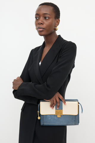 Balenciaga Leather Cherche Travel Clutch