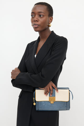 Balenciaga Leather Cherche Travel Clutch