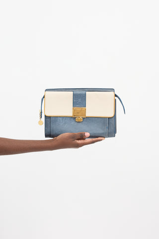 Balenciaga Leather Cherche Travel Clutch