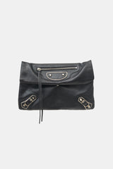 Balenciaga Leather City Clutch Bag