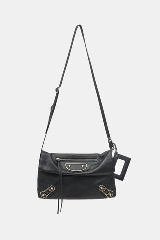 Balenciaga Leather City Clutch Bag