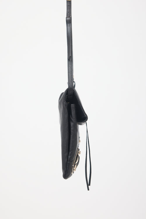 Balenciaga Leather City Clutch Bag