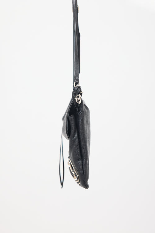 Balenciaga Leather City Clutch Bag
