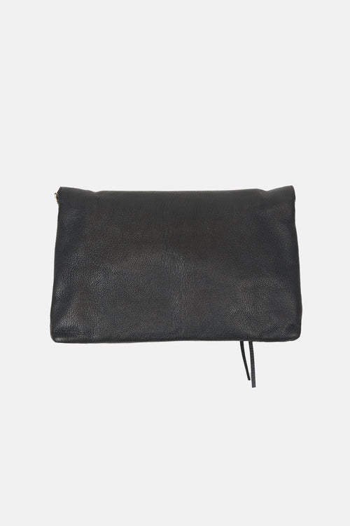 Balenciaga Leather City Clutch Bag