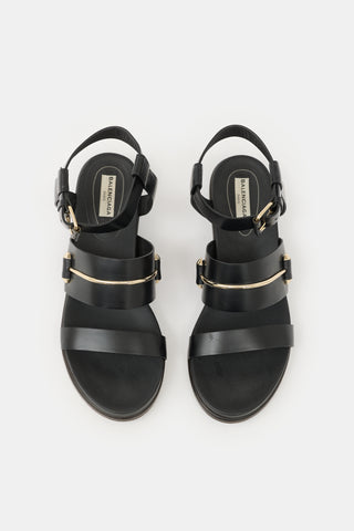Balenciaga Leather Gladiator Sandal