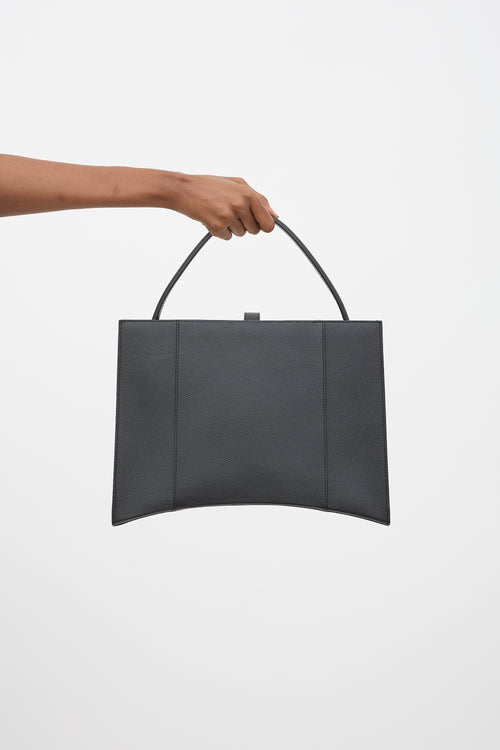 Balenciaga Leather Hourglass East West Tote Bag