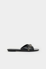 Balenciaga Leather Le Cagole Slide