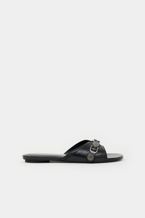 Balenciaga Leather Le Cagole Slide