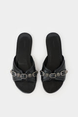 Balenciaga Leather Le Cagole Slide