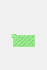 Balenciaga Leather Perforated Card Holder