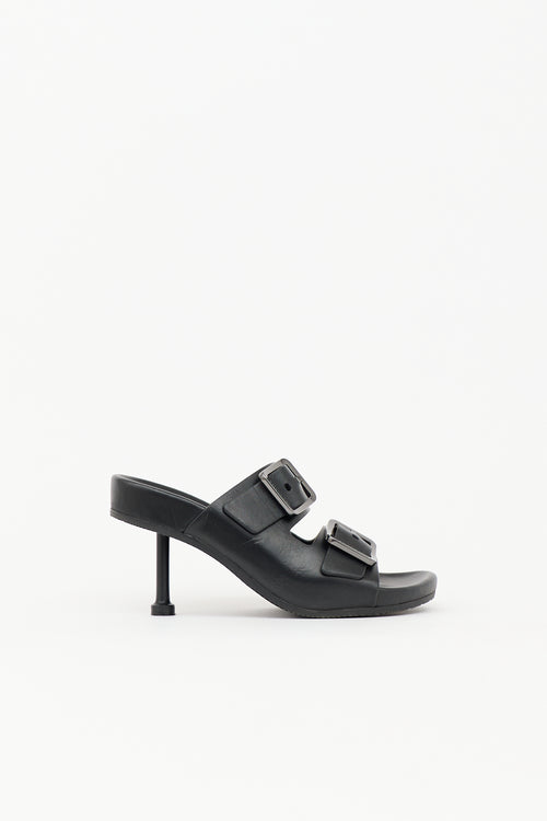 Balenciaga Leather Mallorca Sandal