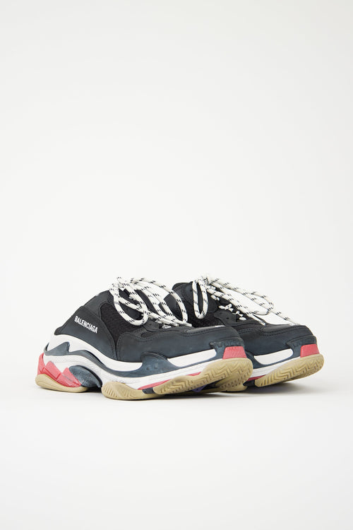 Balenciaga Leather Triple S Sneaker